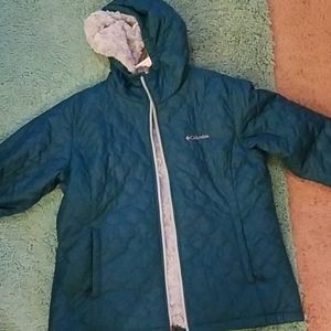 Columbia Blue Puffer Jacket